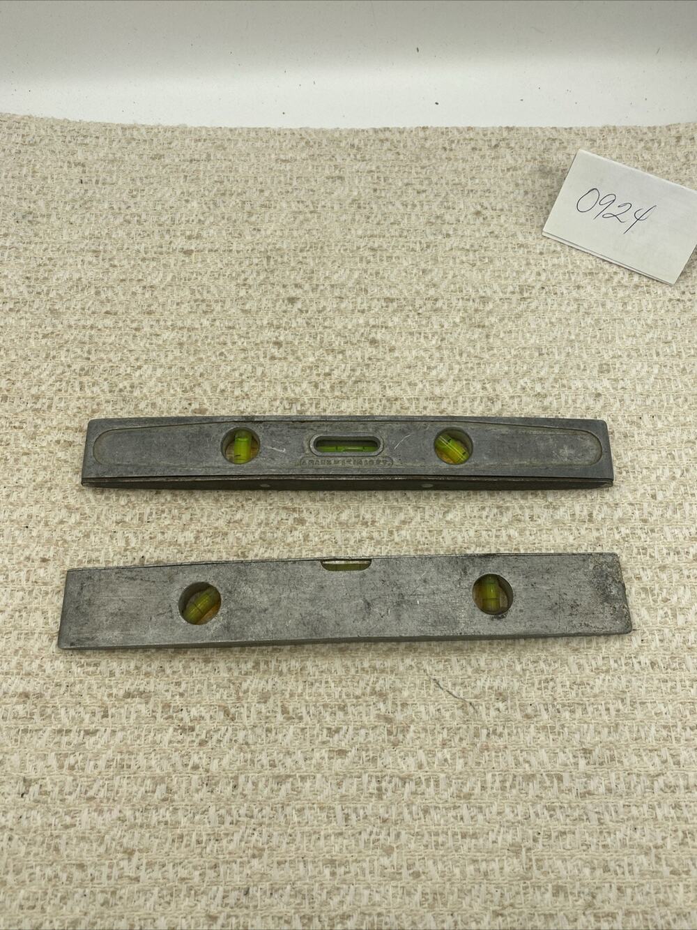 Lot Of 2/Torpedo Levels-Vintage Craftsman 9" Magnetic No. 3983 & Ft Michigan 9”